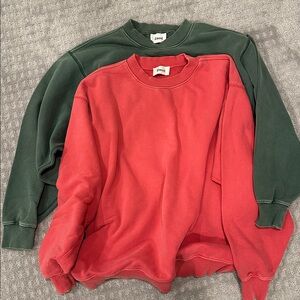 2 Elwood sweatshirts